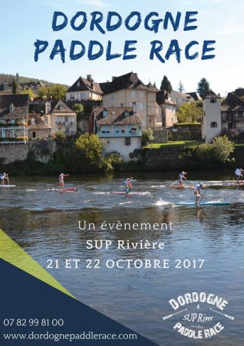 Affiche dordogne paddle race 2017